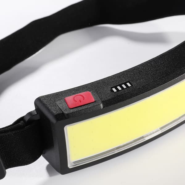 LED-hodelykt USB-lading flomlys ultralett COB-hodelykt utendørs