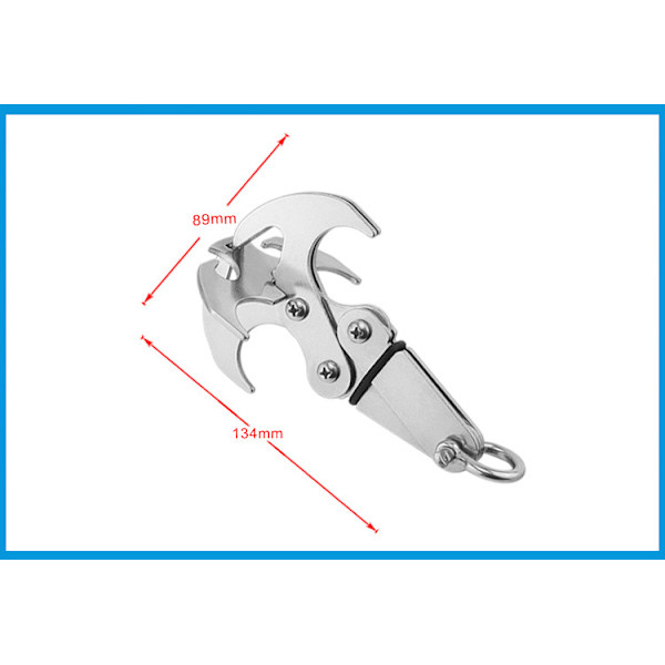 Folding Gravity Hook Outdoor Foldable Grappling Hook Climbing Carabine