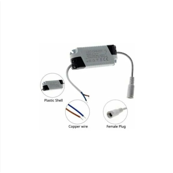 2x LED-driver, 13-18W transformator for LED-taklampe, strømforsyning