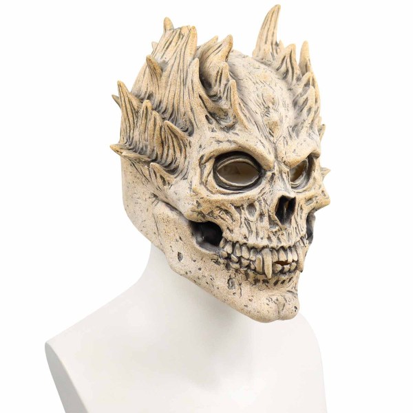 Halloween Skräckmask Fristående Skull Headwear Skull Warrior Death