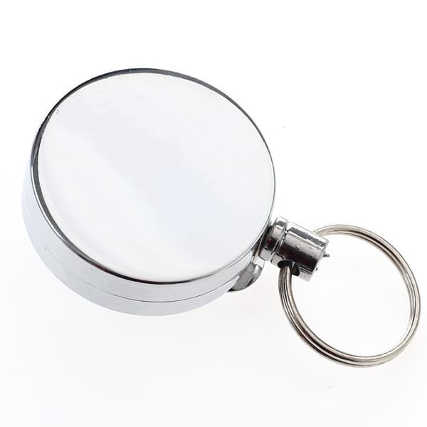 Retractable Key Ring, 2pcs Retractable Badge Holder, Heavy Duty Retrac