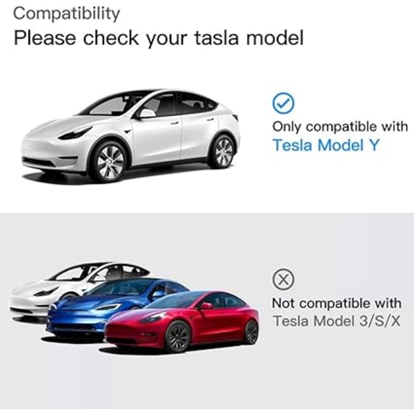 2 stk. udskiftning af luftstrømsventilationsbeskyttelse til Tesla Model Y Air Conditionin