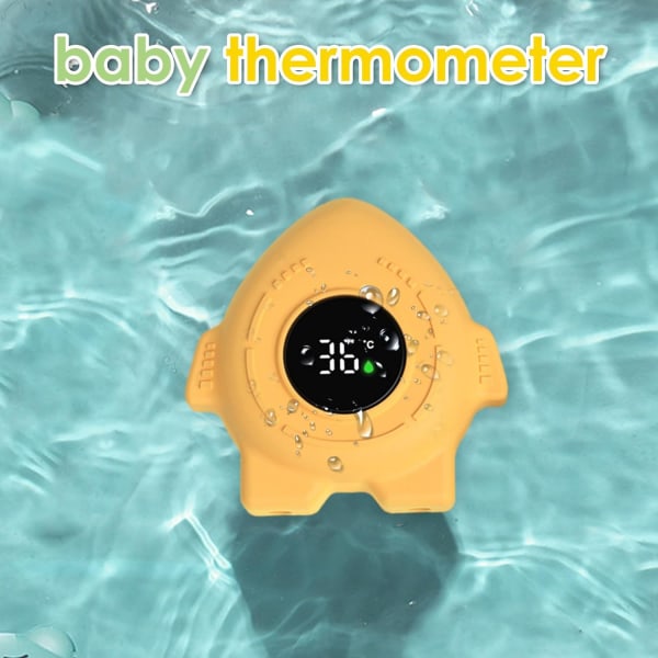 Babybadtermometer, Baby Shower och Leksaker, Digital Dusch Vattentemperatur Varning Termometer