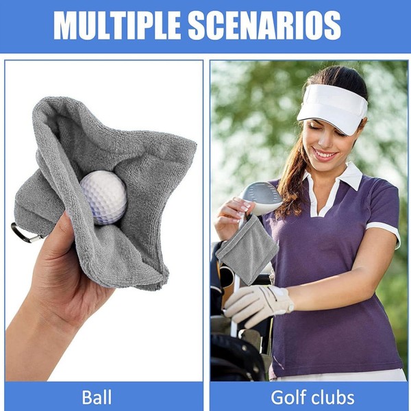 Mjuk och bekväm golfklubbrengöring Handduk, Snabb absorption, Hängande