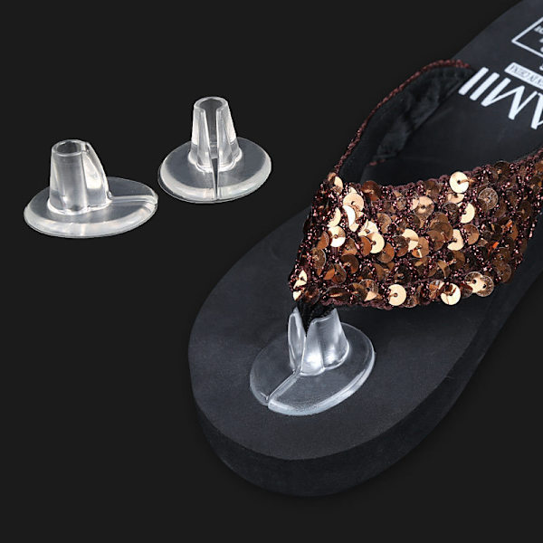 Flip-Flop Gel Tåskydd Kuddar Thong Skydd Silikon Thong Sand
