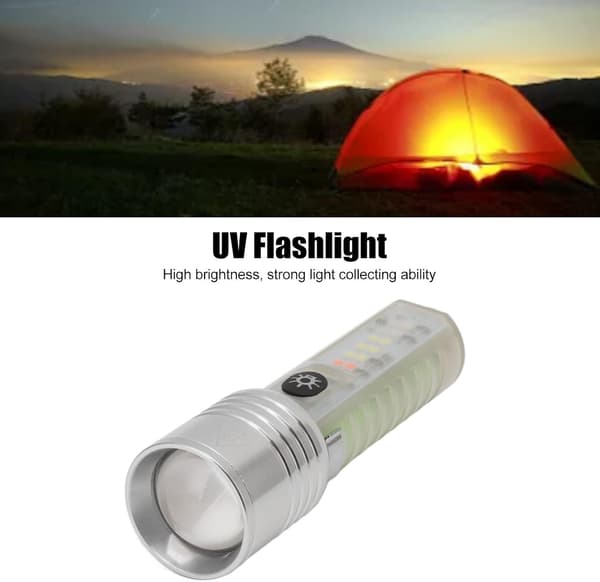 LED-taskulamppu, kirkas mini-USB-latausmagneetti taskulamppu