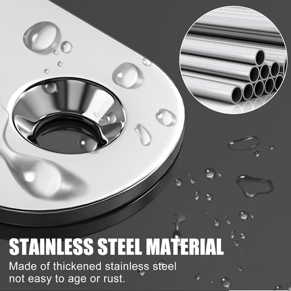 Sett med 30 metallfestebraketter i rustfritt stål for møbler