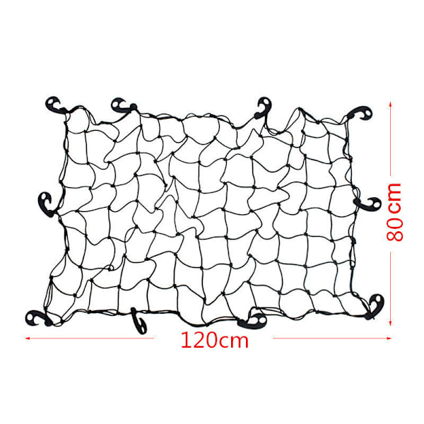 Biltag Debris Net Lomme, Bil Opbevaringspose 120*80cm