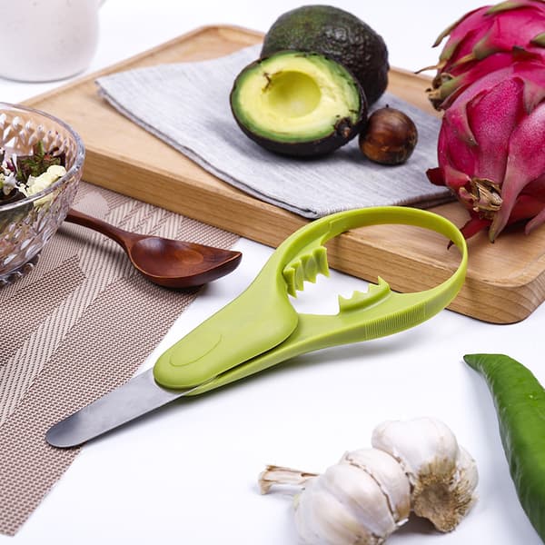 Avocado Slicer, 3 i 1 Avocado Værktøjer Avocado Slicer Rustfrit Stål Sa