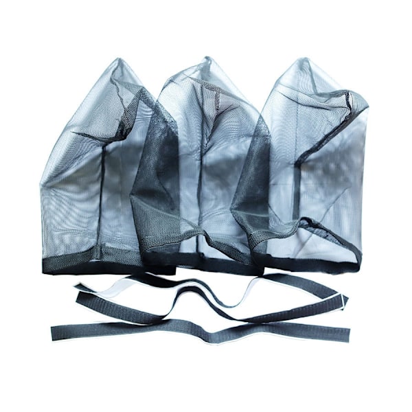 3-pack torktumlare luddväskor svart torktumlare ludd fälla väska med magisk vidhäftning för utomhustorktumlare ventiler fånga ludd och damm