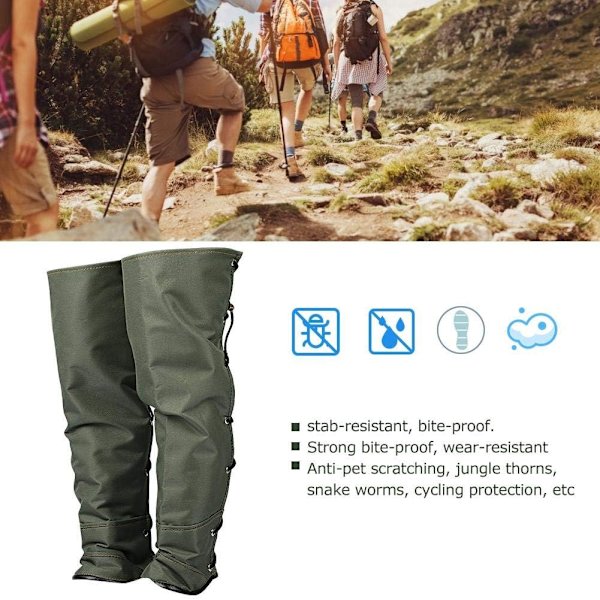 Käärmevartija Leg Protection Gaiter, Käärmevartijat Todistus Leggingit Ult