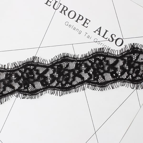 Sort hul sort hulmønstret blonde choker halskæde til kvinder