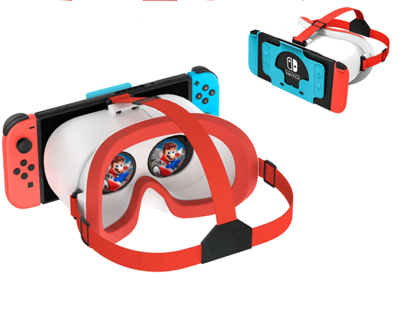VR-headset - Designad för Nintendo Switch LCD/OLED, VR-glasögon med Ad