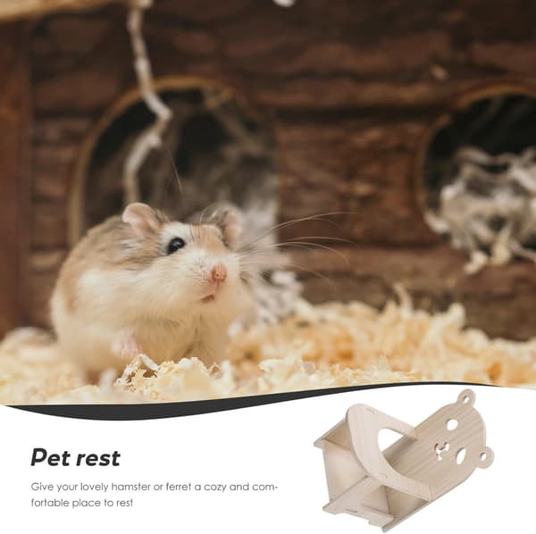 Hamster Hög Stol Hamster Trä Stol Mini Matstol med T