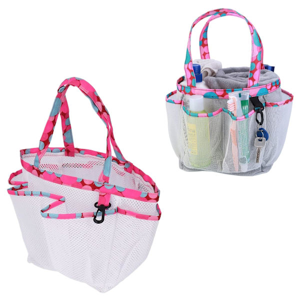 Mesh Tote Bag, PVC-material, Snabbtorkande, Stor Kapacitet Toalettväska