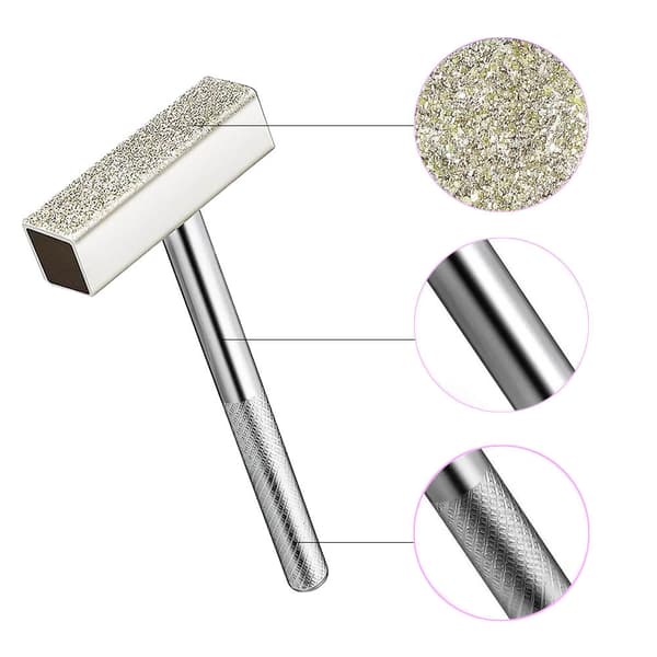 3-delad diamantslip för slipsten
