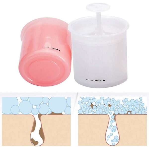 Foam Cup Whip Bubble Maker Hem Resor Ansiktstvätt Ansiktsrengöring Fo