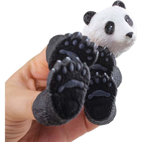 Panda djur finger handdocka nyhet leksak fingerdocka prop present