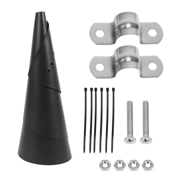 Uppgradera Wrap Around Squirrel Baffles Proof Bird Feeders and Poles, Out