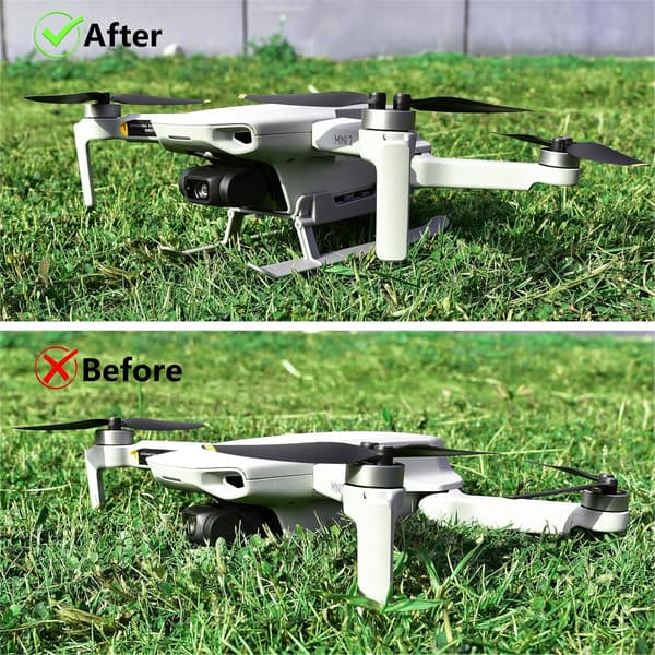 Mini 2 SE landingsunderstell, sammenleggbart forlenget sett for DJI Mini 2 SE/Min