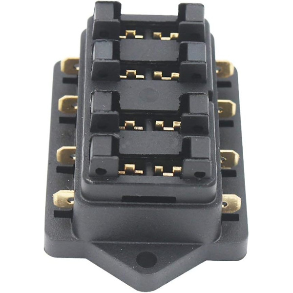 32V 40A 4-vejs standard sikringsboks, vandtæt 6,3 mm sikringsboksholder, med 10