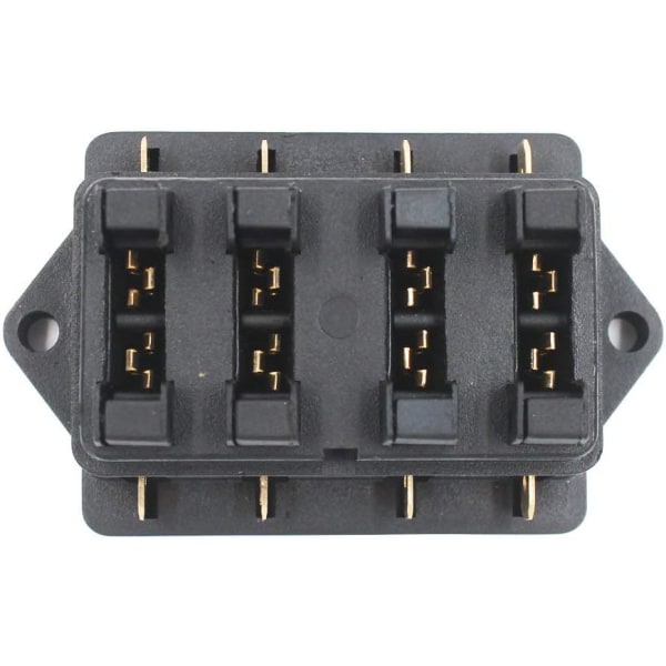 32V 40A 4-veis standard sikringsboks, vanntett 6,3 mm sikringsboksholder, med 10