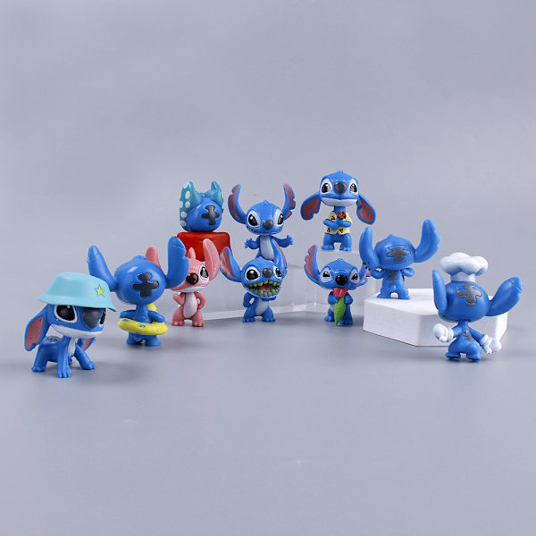 Stitch kakepynt, Stitch-inspirerte cupcake-pynt til bursdager for barn