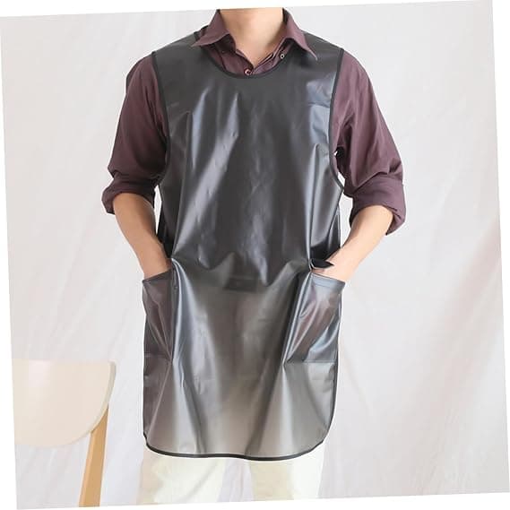 1 st transparent förkläde sjal förkläde för män förkläden vattentät pinafore förkläden