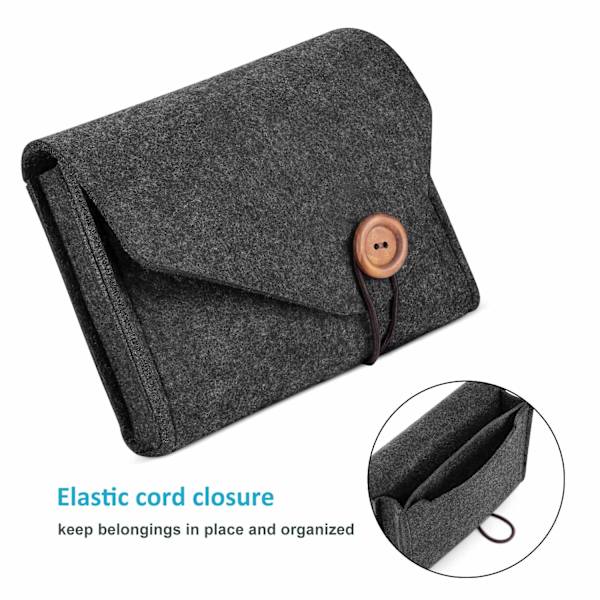 Filtet Veske Oppbevaringspose, Organizer Pouch  Magic Mouse Lader Kabel Hard