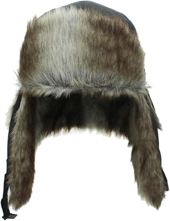 Vinter Trapper Trooper Hat Varm Fleece Ski Sne Hat med Øreklapper