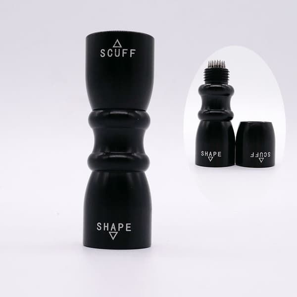 3 i 1 Pool Cue Tip Shaper/Scuffer/Aerator Pool Cue Tip Tool Rustfrit Stål