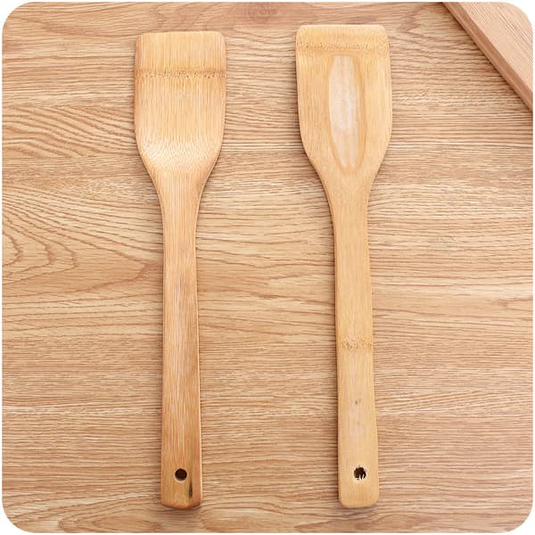 Bambu 12-tuumainen lasta, litteä kahva 30*6CM puunväri
