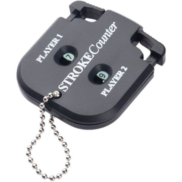 Golf Shot Counter Tvåsiffrig Stroke Counter Golf Shot Score Counter Scoring Keeper med Nyckelring Golf Träningshjälpmedel Golftillbehör