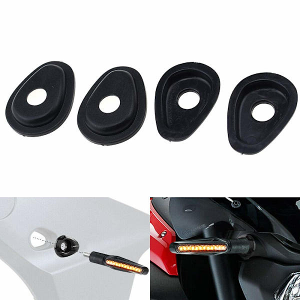 4 stk. til FZ1 FZ6 FZ8 FZ16 XJ6 XSR 700 XSR 900 MT-09 Tracer 900-09 Blinklysadapterafstandsstykker