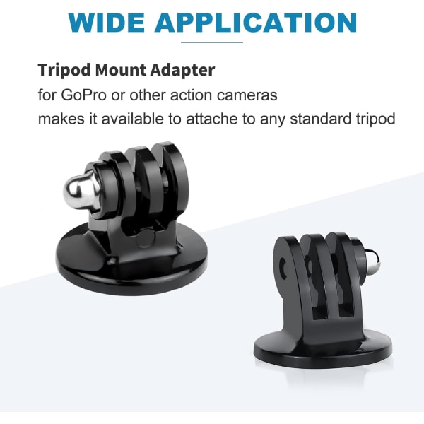 Tripodmonteringsadapter med tumskruvar kompatibel med GoPro Hero 12 1