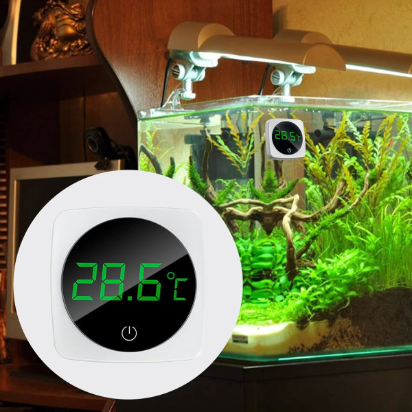 3PCS Digital Akvarietermometer Miniatyr Akvarium Extern Fastsatt