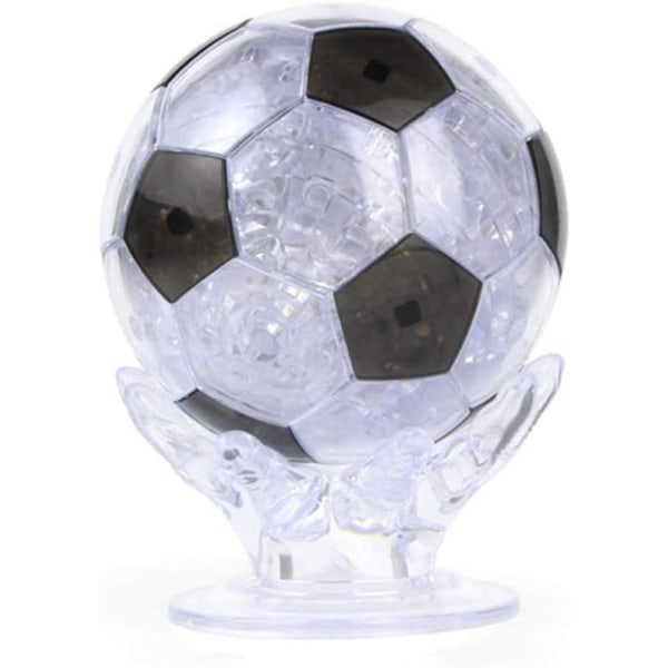 3D Fotboll Crystal Pussel DIY Montering Modell Skrivbord Hantverk Dekor Utbildning