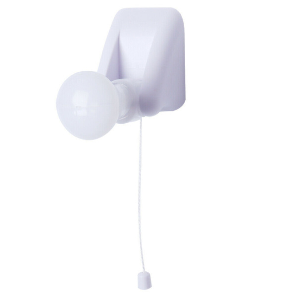 2-pack Bärbar Trådlös LED-lampa Liten Skåpslampa Nattlampa Batteridriven Vägglampa Självhäftande Väggmonterad Lampa med Dragkedja