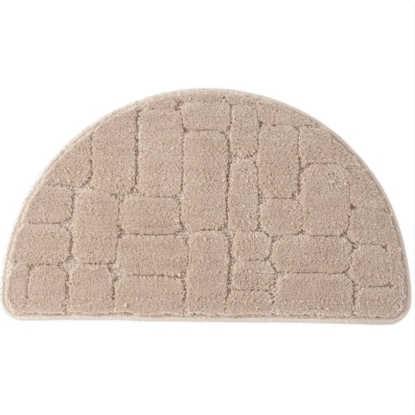 Halvmåneformad absorberande mikrofibermatta (ljus kamel)