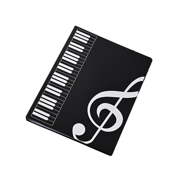 A4 musikarkmappe, musikfilopbevaringsmappe til opbevaring af noder