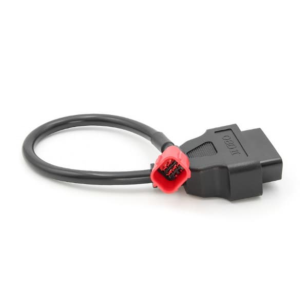 OBD2 6Pins Motorcykel Diagnostisk Scanner Værktøj Adapter Stik, Kode