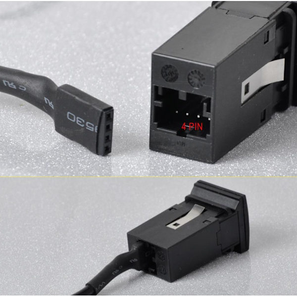 Bil Aux-switch Interface Adapter i Stik med Kabel Sæt til Vw1