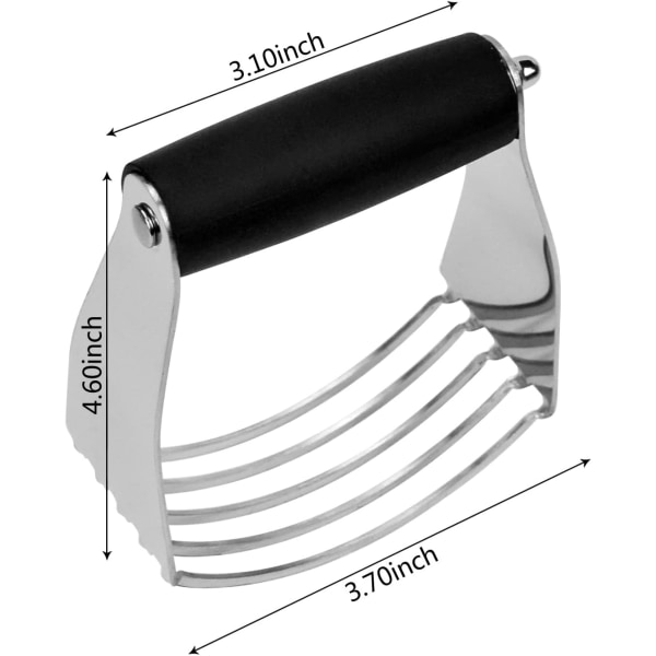 Rustfrit kageblender blød greb dejskærer konditormelblander