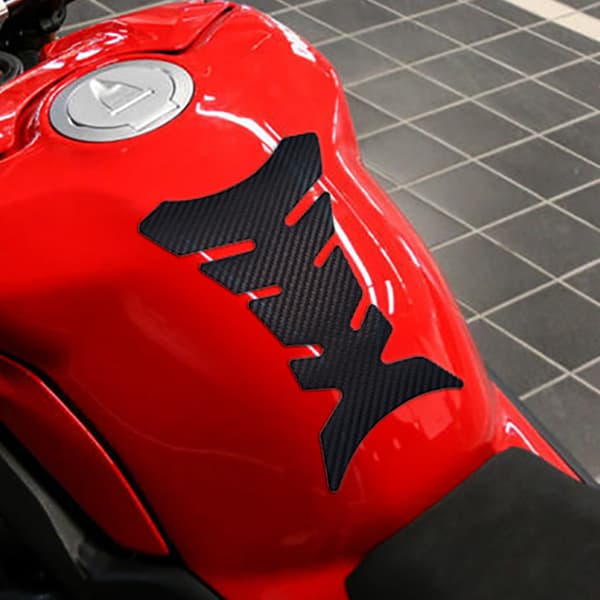 3D Klæbende Tank Pad til Yamaha Motorcykel Sort