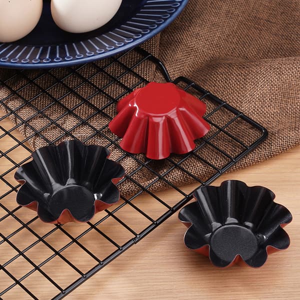 10-pack tårtformar, minikarbonstålsformar för kakor och muffins