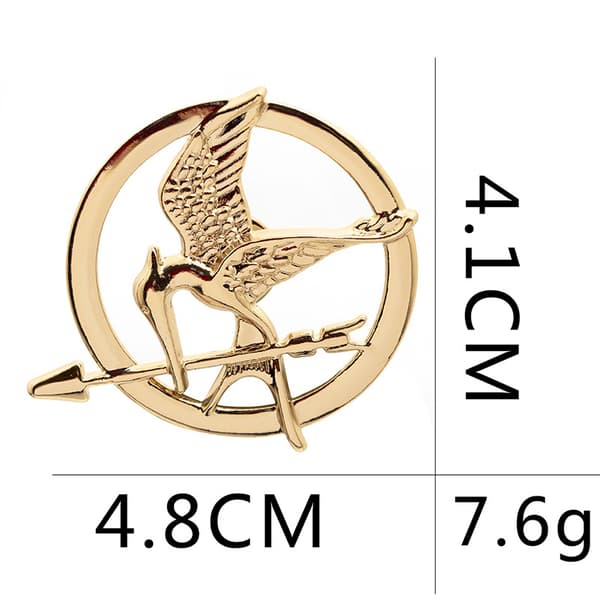 Pin Brooch Movie Mockingjay Prop Representative Pin Novelty Accessory