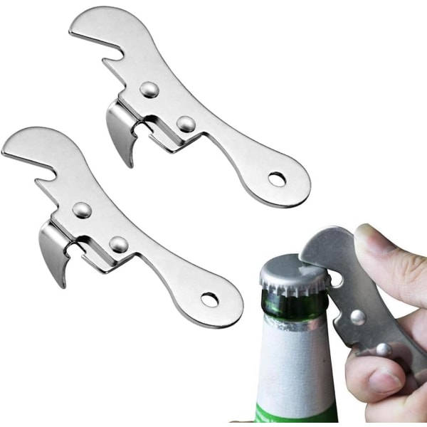 2 Pack Can Opener - Manual Can Opener, Can Opener, Stainless Steel Can