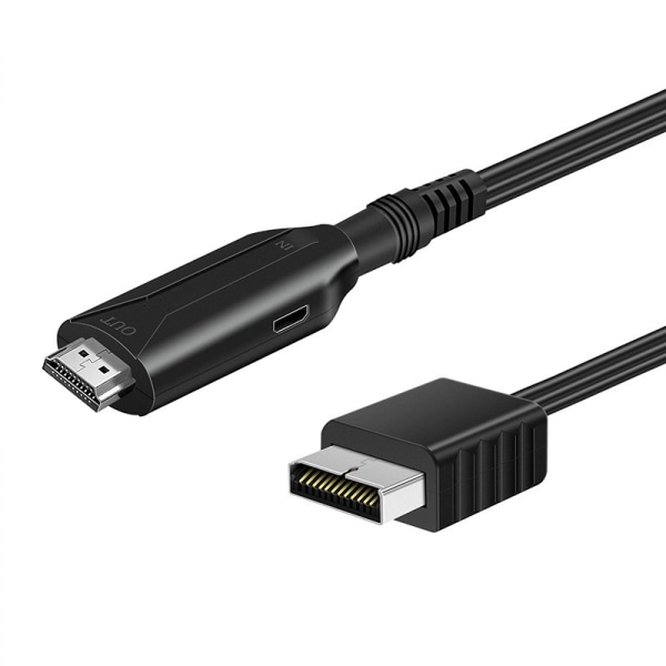 HDMI-kaapeli Playstation 2- ja Playstation 1 -konsoleille (PS2 ja PS1), PS1/PS2 HDMI-sovitin, jossa todellinen RGB-signaalilähtö Playstation 1