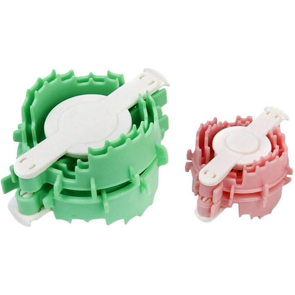 2 stk Hjerteformet Pompom Maker Fluff Ball Weaver Loom Craft 5cm 7 cm Co