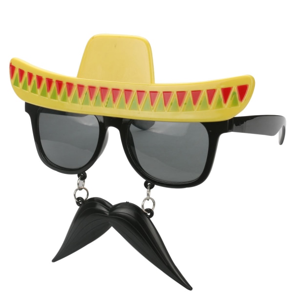 Fiesta Mustache Solbriller Festartikler One Size